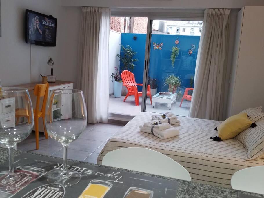 Hermoso Estudio Con Patio Privado Apartamento